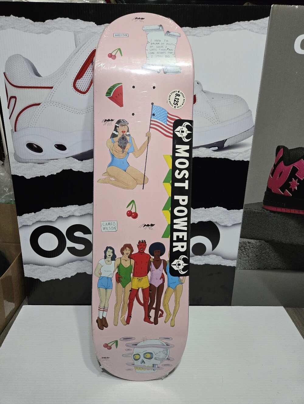 Darkstar Skateboard Deck Cameo Wilson Pro Model 8.125"